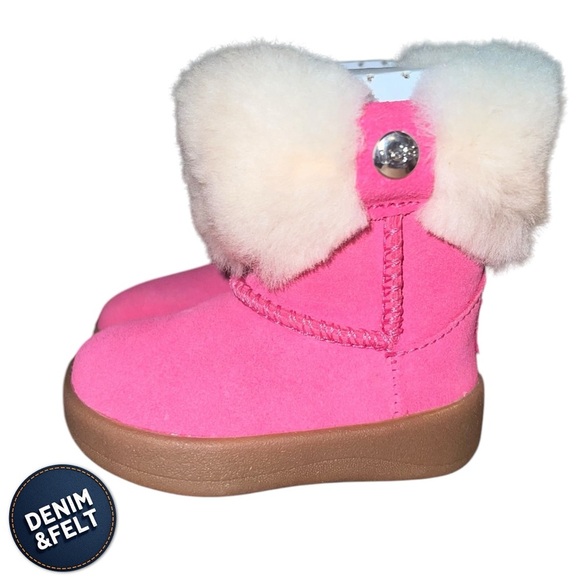 Ugg Baby/Toddler/Children’s Pink Ramona Snow Boots/Booties | NEW!!🩷🩷 - Picture 10 of 16